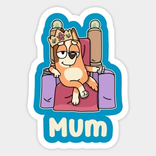 mum queen Sticker